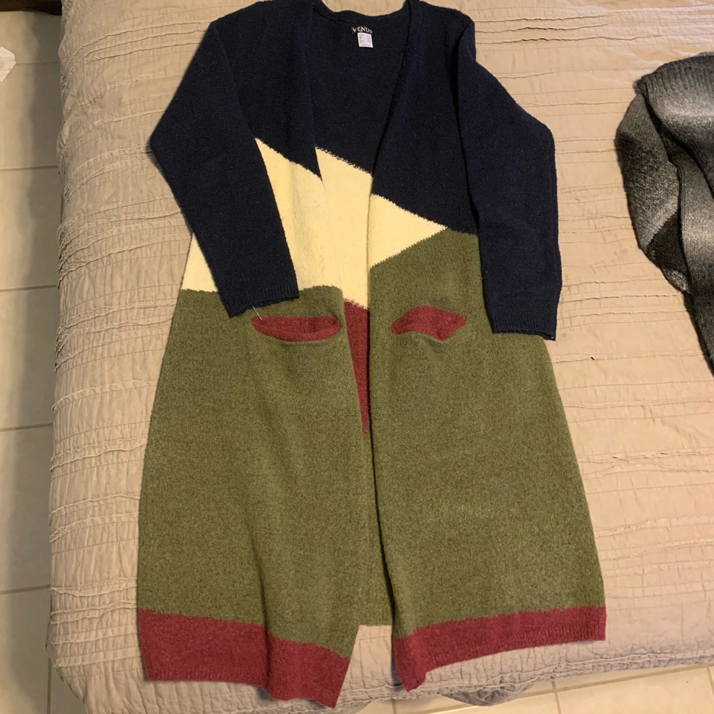 Two Knit Cardigan Sweaters